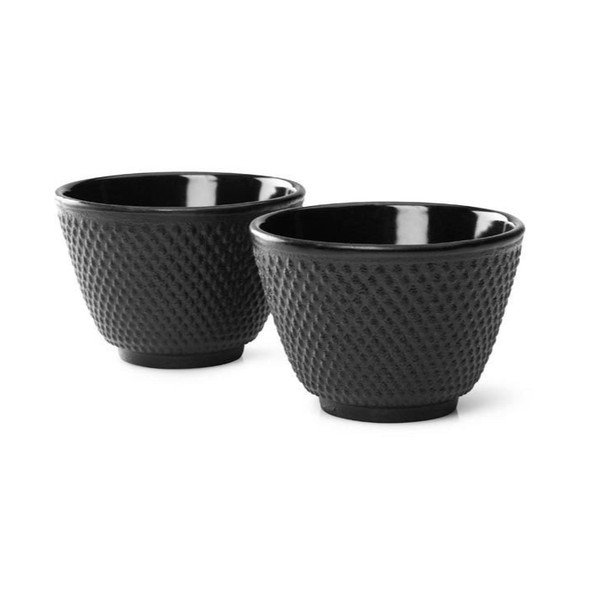 2 melnu čuguna tējas krūzīšu komplekts Bredemeijer Jang, ⌀ 7,8 cm