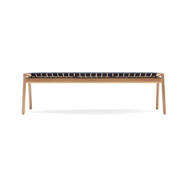 Melns/dabīgas krāsas sols Klupa – Gazzda-image-2