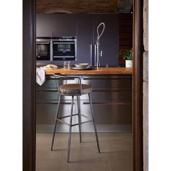 Brūns bāra krēsls Kave Home, augstums 92 cm-image-3