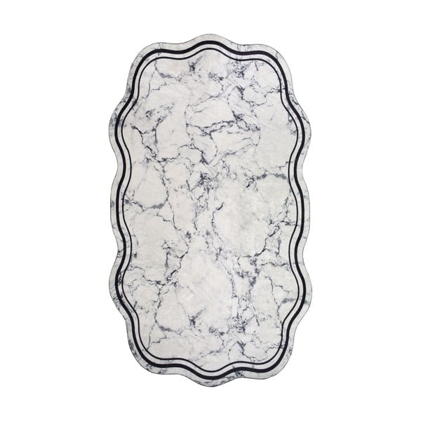 Balts/pelēks paklājs 180x120 cm – Vitaus