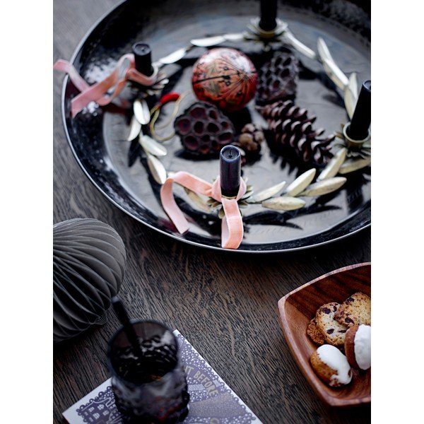 Metāla adventes svečturis ar Ziemassvētku motīvu Leonetta – Bloomingville-image-1