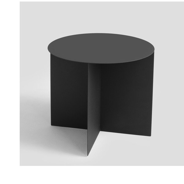 Melns kafijas galdiņš Custom Form Oli, ⌀ 50 cm-image-2