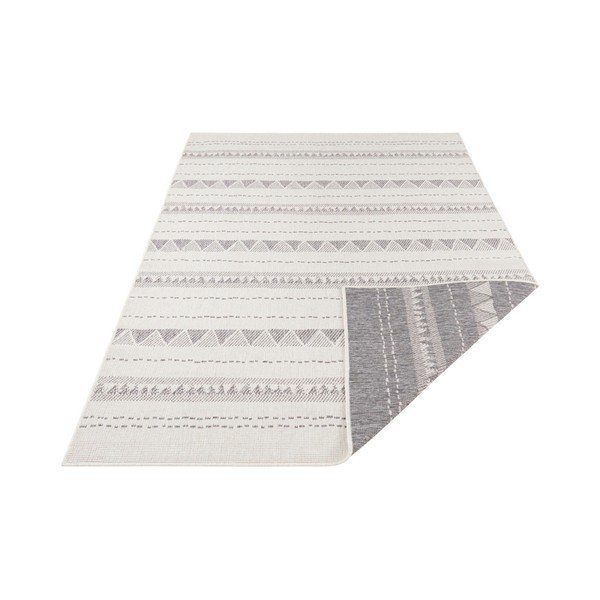 Pelēks un krēmkrāsas āra paklājs NORTHRUGS Bahamas, 160 x 230 cm-image-2