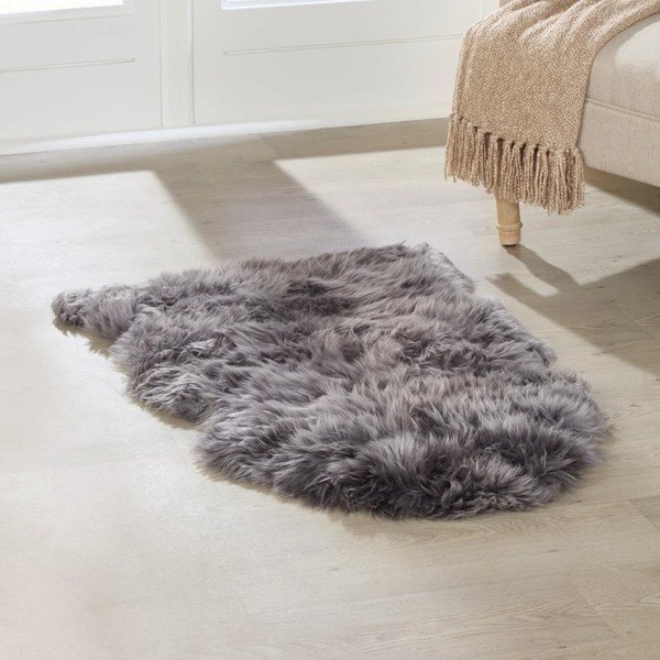 Pelēks aitādas paklājs Native Natural Sheep, 60 x 120 cm-image-2
