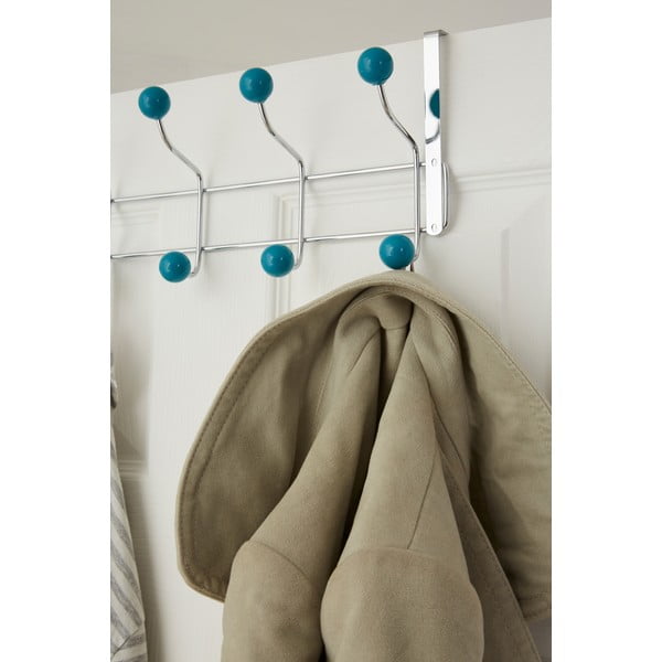 Piparmētru zaļš/sudraba krāsas metāla durvju pakaramais 41 cm – Premier Housewares-image-2