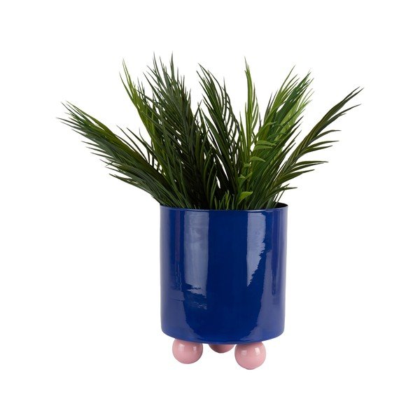 Metāla ar rokām radīts puķu poda apvalks ø 20 cm Double Funky – PT LIVING-image-4