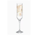 6 šampanieša glāžu komplekts Crystalex Luxury Contour, 200 ml