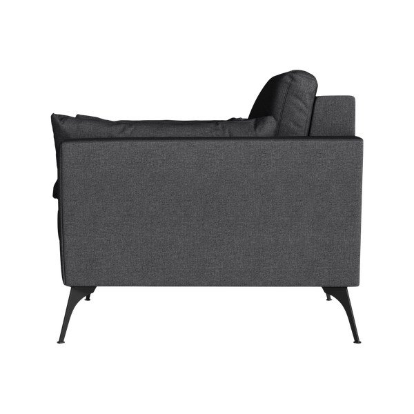 Antracīta pelēks atpūtas krēsls Marie Claire Home Susan-image-4