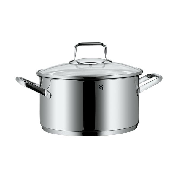 Nerūsējošā tērauda trauks ar vāku WMF Cromargan® Trend, ⌀ 24 cm