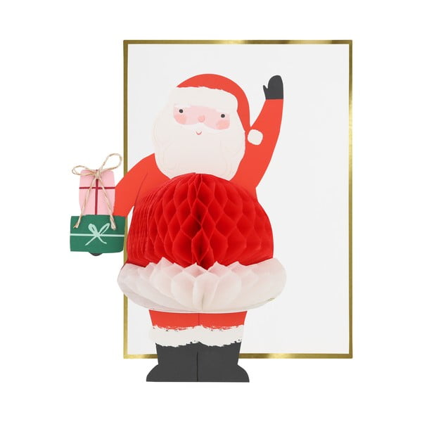 Ziemassvētku apsveikumu kartīte Santa – Meri Meri-image-1