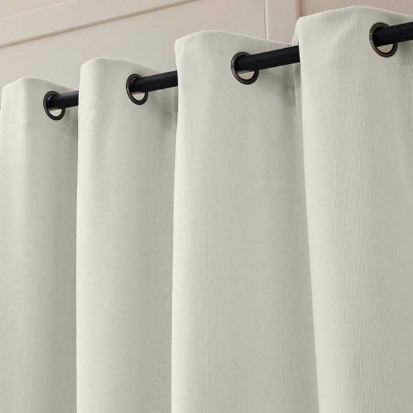 Bēšs velveta siltumizolējošs aizkars 140x260 cm Madison – douceur d'intérieur-image-2