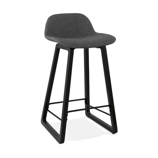 Melns bāra krēsls Kokoon Trapu Mini, sēdekļa augstums 72 cm