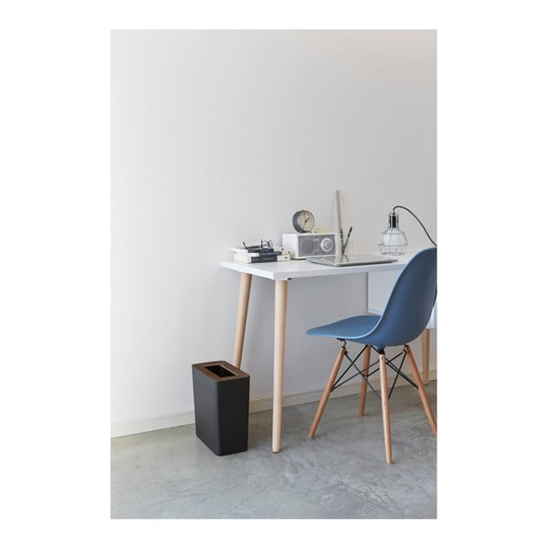 Melns atkritumu grozs YAMAZAKI Rin Square-image-2