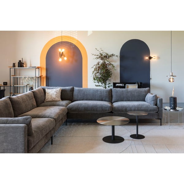 Metāla apaļš sānu galdiņš ø 40 cm Snow – Zuiver-image-4