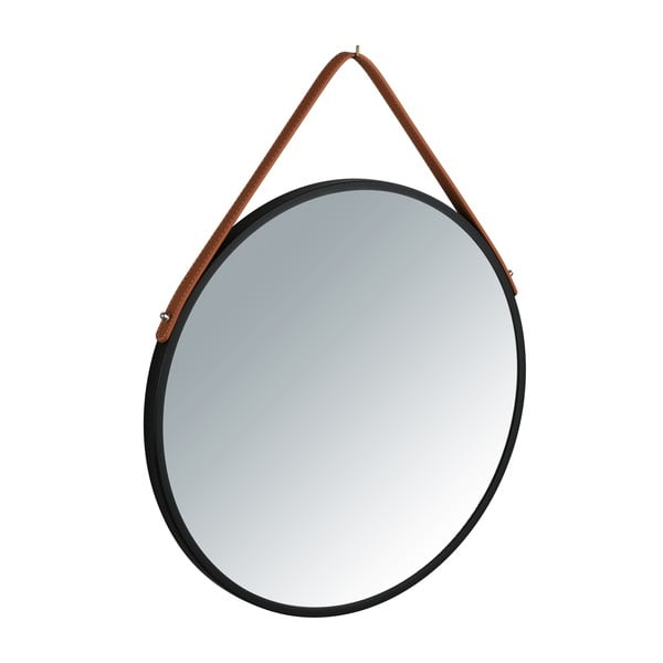 Melns piekaramais spogulis Wenko Borrone, ø 40 cm-image-2