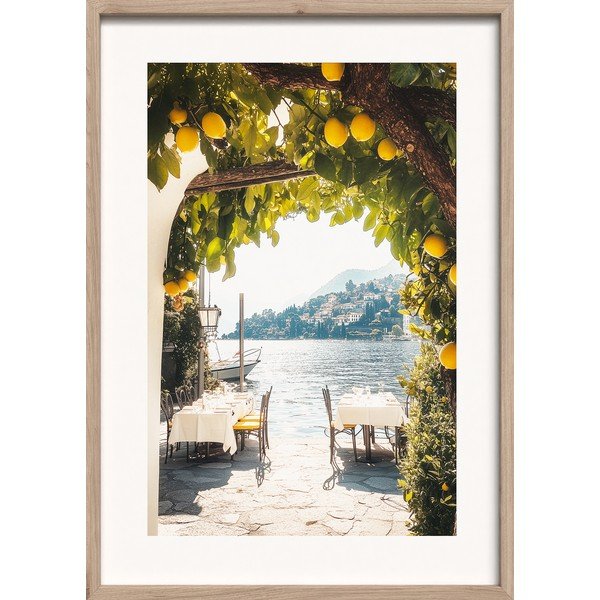Drukāta glezna ar rāmi 50x70 cm Lemon View – Styler