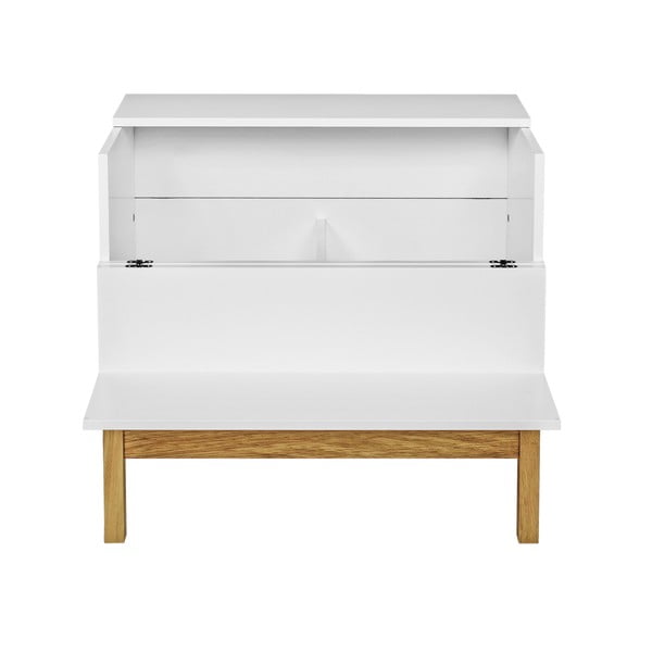 Balts/dabīga toņa vīna skapis 75x70 cm Grande – Woodman-image-2