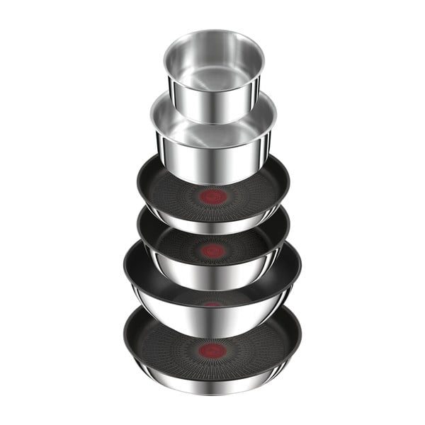 Nerūsējošā tērauda trauku komplekts (13 gab.) INGENIO Preference ON L9749432 – Tefal-image-1