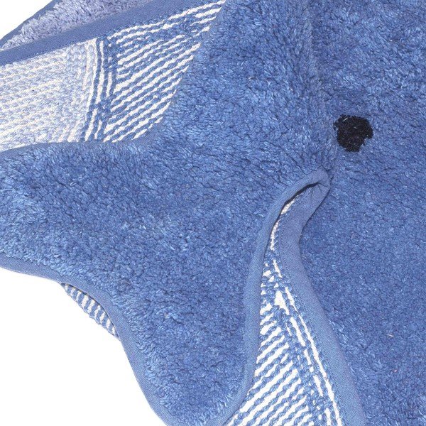 Kokvilnas vannas istabas paklājs Mr. Fox Blue Whale, 69 x 44 cm-image-3