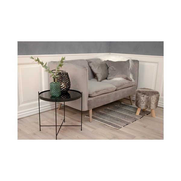 Melns kafijas galdiņš House Nordic Venezia, ø 48 cm-image-2