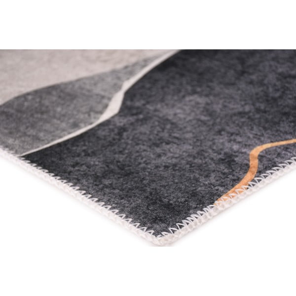 Zils/pelēks mazgājams paklājs 80x150 cm – Vitaus-image-2