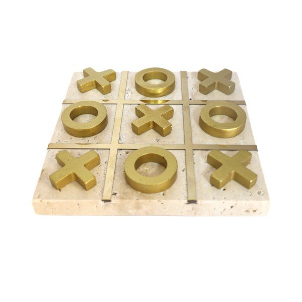 Akmens mazs dekors Tic Tac Toe – PT LIVING-image-3