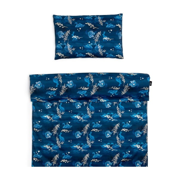 Kokvilnas bērnu gultas veļa 135x100 cm Swan Lake – ESECO-image-1