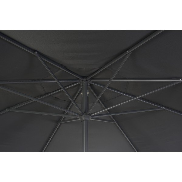 Pelēks saulessargs ø 350 cm Roja – Rojaplast-image-1