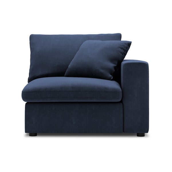 Tumši zila modulārā dīvāna stūra daļa Windsor & Co Sofas Galaxy, labais stūris