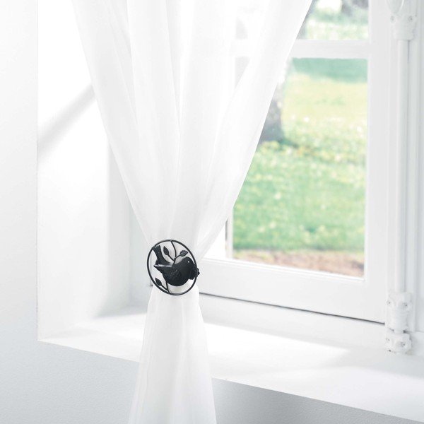 Metāla aizkaru turētāji (2 gab.) Passero – douceur d'intérieur-image-2