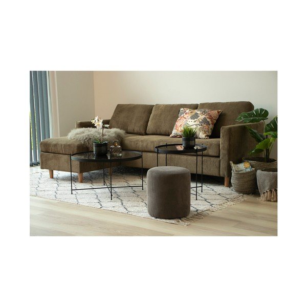 Pelēks pufs House Nordic Ejby, ø 34 cm-image-2