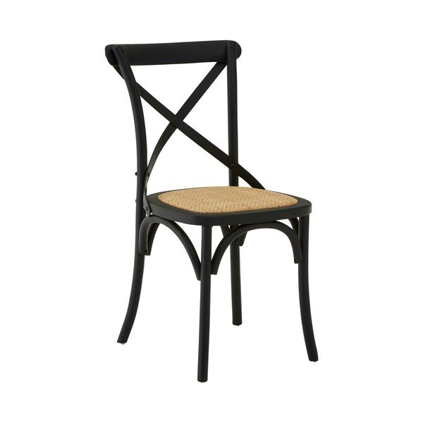 Melns ozola masīvkoka pusdienu krēsls Lyon – Premier Housewares