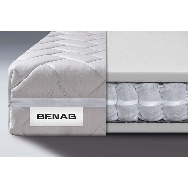 Stingrs/vidēji stingrs atsperu divpusējs matracis 160x200 cm Comfort Flow – BENAB-image-3