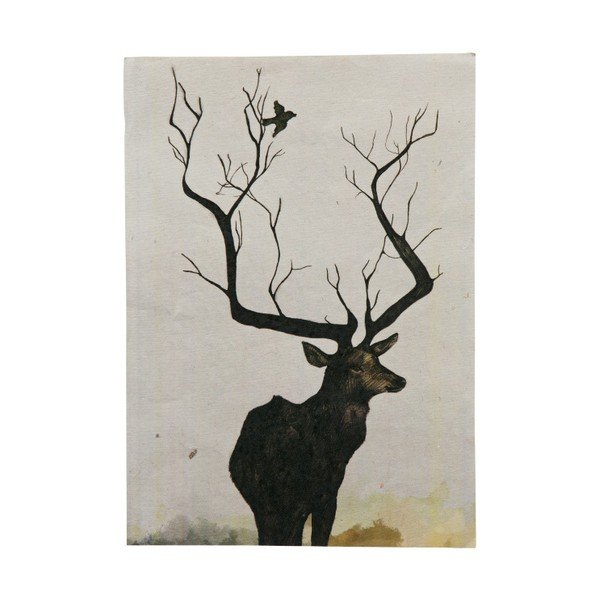 Plakāts ar briežu motīvu BePureHome Oh Deer, 47 x 32 cm