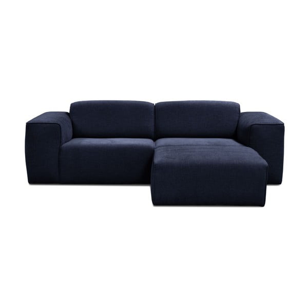 Zils trīsvietīgs dīvāns ar pufu Cosmopolitan Design Phoenix