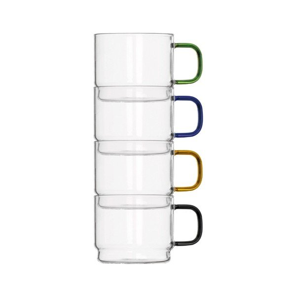 Stikla krūzes (4 gab.) 350 ml Bridge – Brandani-image-2