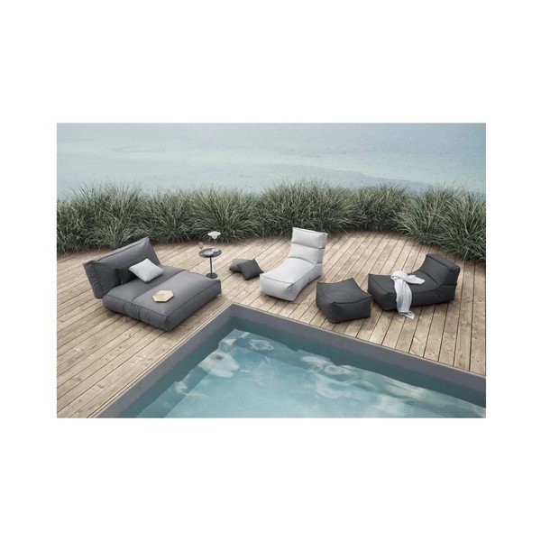 Gaiši zils polsterēts dārza atpūtas krēsls STAY – Blomus-image-3