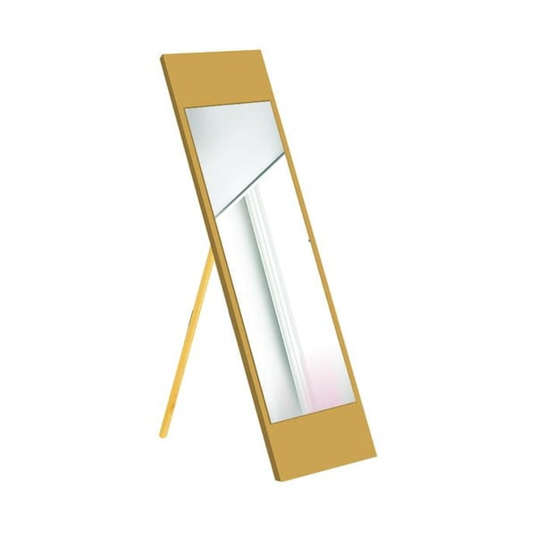 Grīdas spogulis ar sinepju dzeltenu rāmi Oyo Concept, 35 x 140 cm