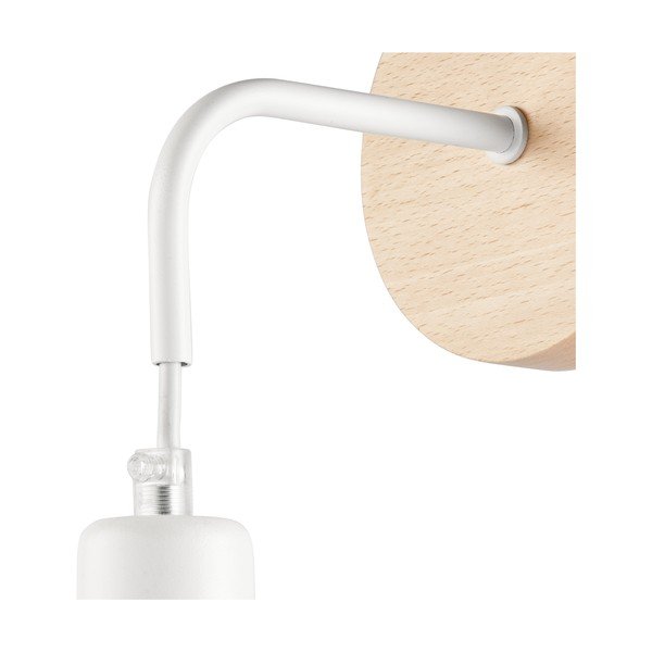 Balta/dabīga toņa sienas lampa Orazio – LAMKUR-image-3