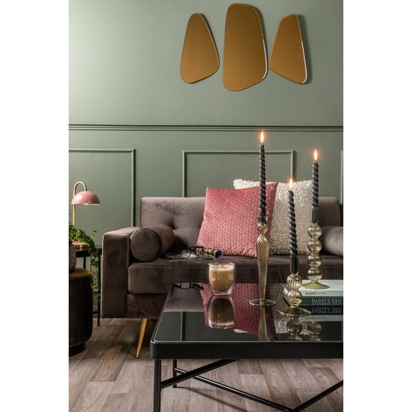 Zaļš stikla svečturis PT LIVING Bubbles-image-1