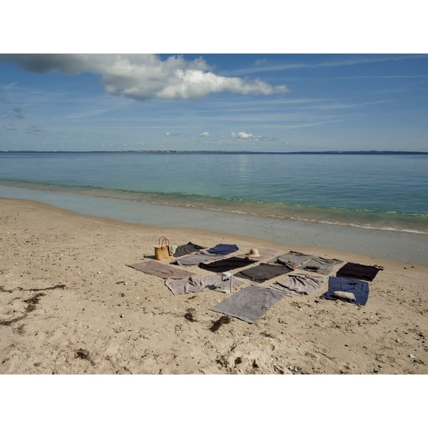 Pelēks kokvilnas vannas dvielis Zone Classi, 70 x 140 cm-image-4