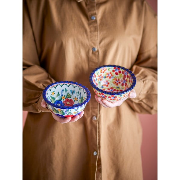 Akmensmasas servēšanas bļodiņas (2 gab.) 380 ml Florist – Bloomingville-image-1