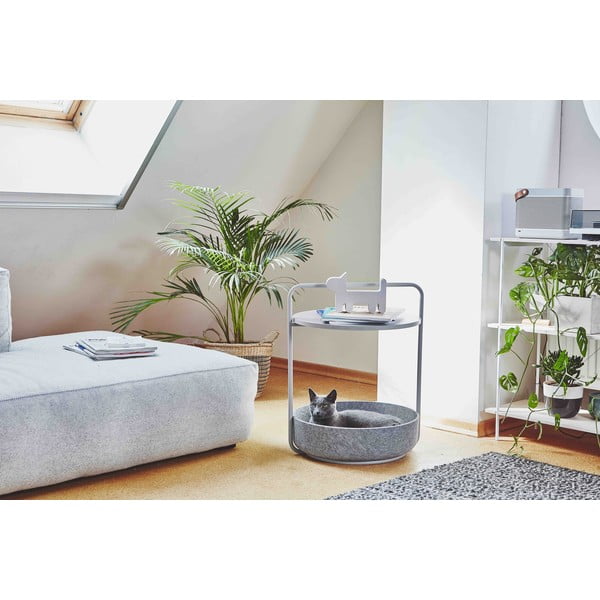 Apaļš sānu galdiņš ø 50 cm Tavolino Concrete – MiaCara-image-1