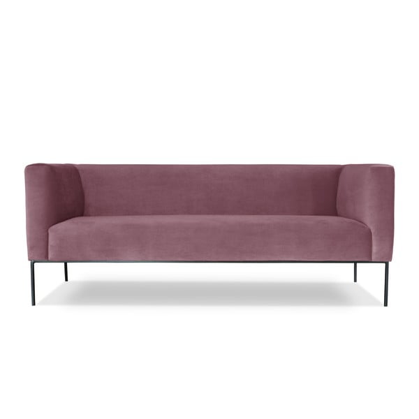 Rozā trīsvietīgs dīvāns Windsor & Co. Dīvāni Neptūns