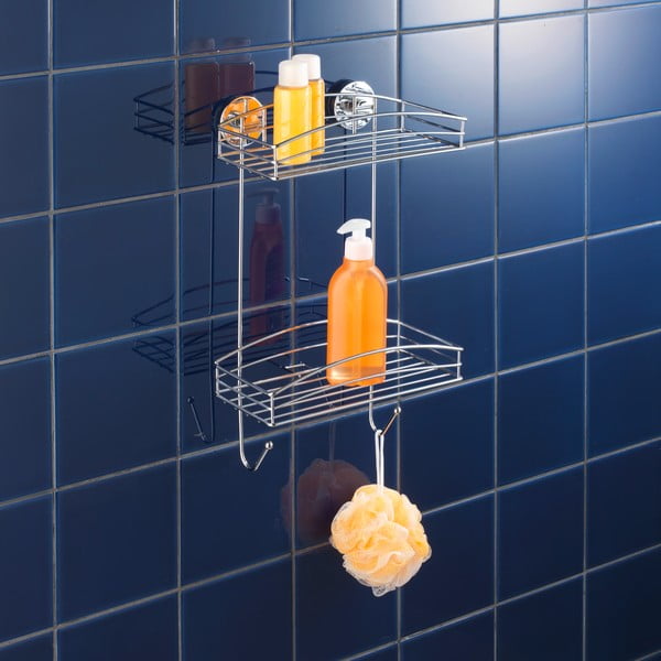 Pašturošs divlīmeņu plaukts Wenko Vacuum-Loc, slodze līdz 33 kg-image-1