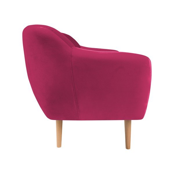 Rozā divvietīgs dīvāns Mazzini Sofas Amelie-image-4