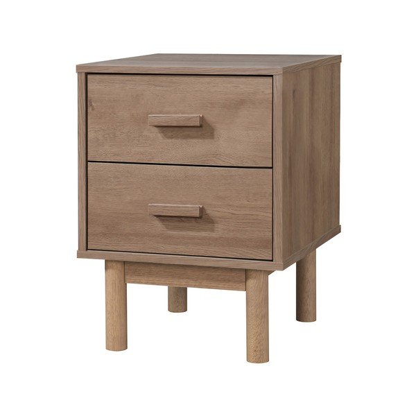 Dabīga toņa naktsskapītis ar ozolkoka imitāciju Melanie – Støraa-image-2