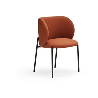 Oranži ēdamistabas krēsli (2 gab.) Mogi – Teulat