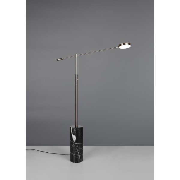 Melna/sudraba krāsas LED stāvlampa (augstums 145 cm) Fiore – Trio Select-image-2