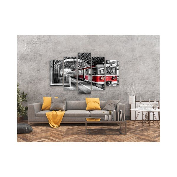 Daudzdaļīga glezna Styler Pociag, 100 x 150 cm-image-1